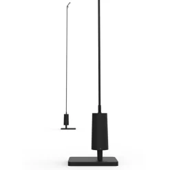 Luceplan Gadebelysning > LED-vejlampe Flia, 75 cm høj, sort, plast