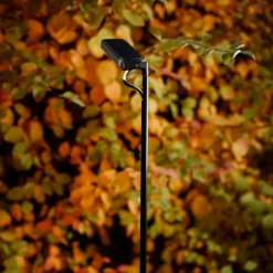 Gadebelysning ^ Luceplan LED-vejlampe Flia, 180 cm høj, sort, plast