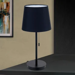 ORION Bordlamper > Ludwig bordlampe med USB-port, sort