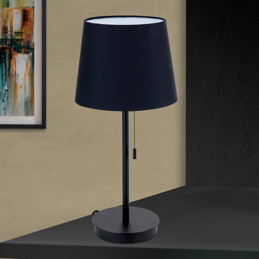 ORION Bordlamper > Ludwig bordlampe med USB-port, sort