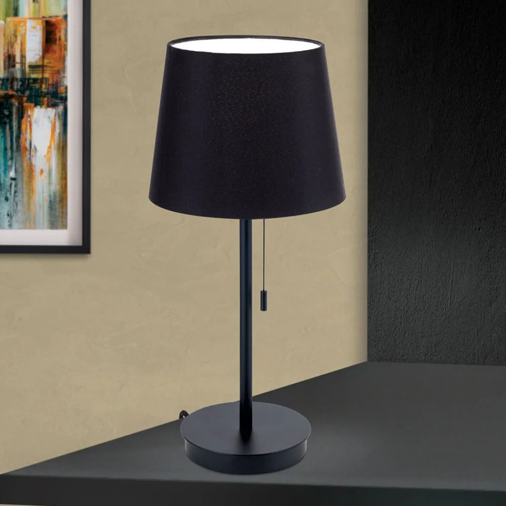 ORION Bordlamper > Ludwig bordlampe med USB-port, sort
