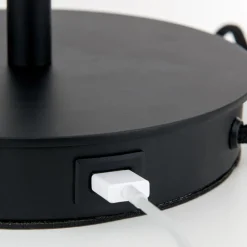 ORION Bordlamper > Ludwig bordlampe med USB-port, sort