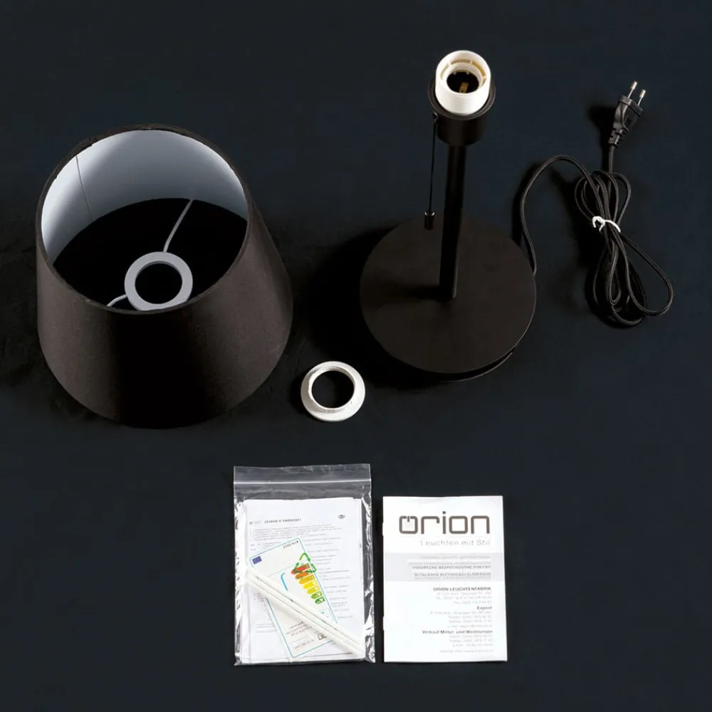 ORION Bordlamper > Ludwig bordlampe med USB-port, sort