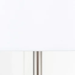ORION Bordlamper > Ludwig bordlampe med USB-port, hvid/mat nikkel