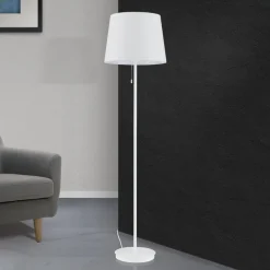 ORION Gulvlamper|Gulvlamper > Ludwig gulvlampe i tekstil, hvid