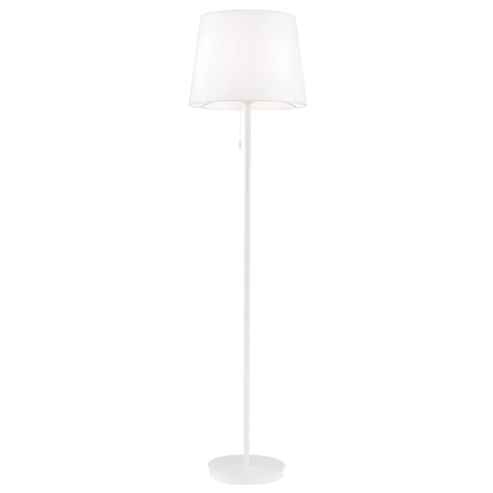 ORION Gulvlamper|Gulvlamper > Ludwig gulvlampe i tekstil, hvid