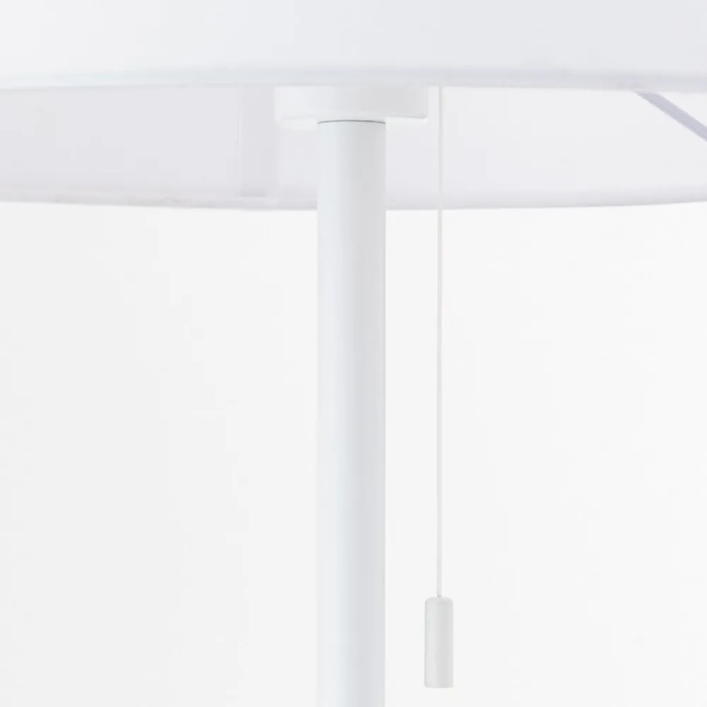 ORION Gulvlamper|Gulvlamper > Ludwig gulvlampe i tekstil, hvid
