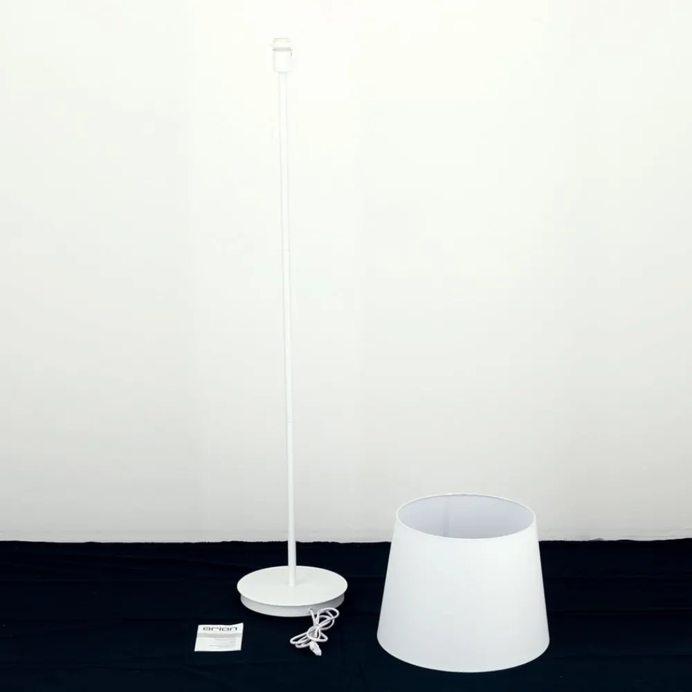ORION Gulvlamper|Gulvlamper > Ludwig gulvlampe i tekstil, hvid