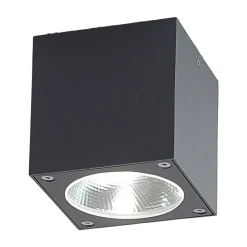 Lucande Udendørs Loftlamper > Lukas - terningeformet LED-udendørsloftslampe
