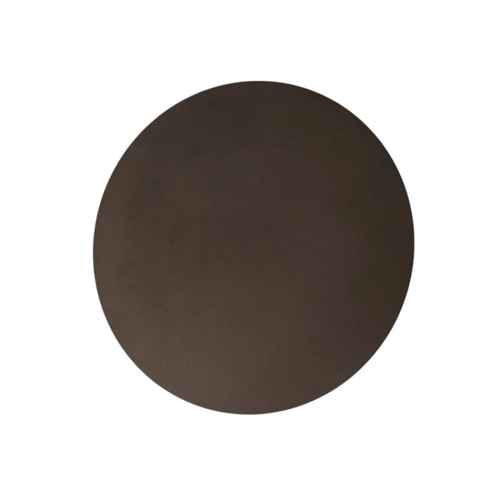 Væglamper|Væglamper ^ TK Lighting Luna væglampe, brun, indirekte lys, Ø 30 cm, stål