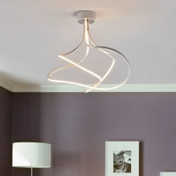 Domiluce Loftlamper > Lungo alu LED-loftlampe, højde 42 cm