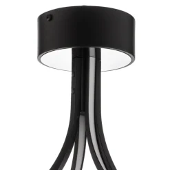 Loftlamper ^ Domiluce Lungo sort LED-loftlampe, højde 42 cm
