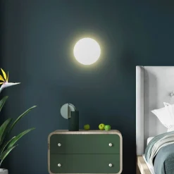 TK Lighting Væglamper|Væglamper > Lunia New væglampe, hvid, Ø 20 cm