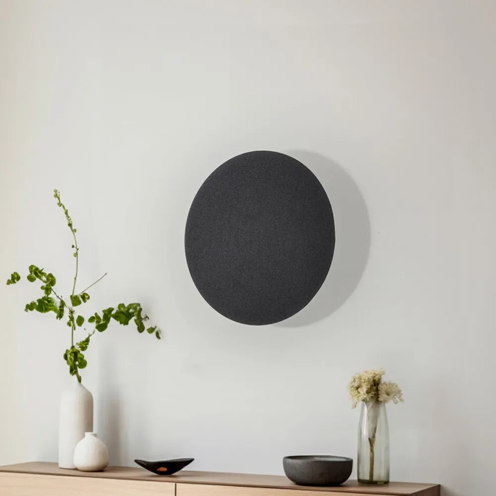 TK Lighting Væglamper > Lunia New væglampe, sort, Ø 30 cm