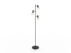 EGLO Gulvlamper|Gulvlamper > Lurone gulvlampe, sort, tre pærer