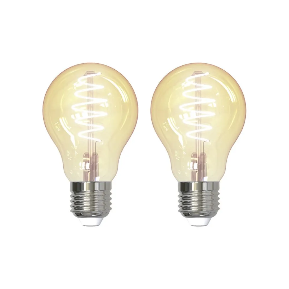LUUMR Smarte Lyskilder|Led Pærer > Smart E27 4,9W ZigBee Tuya Hue ravfarvet sæt med 2 stk