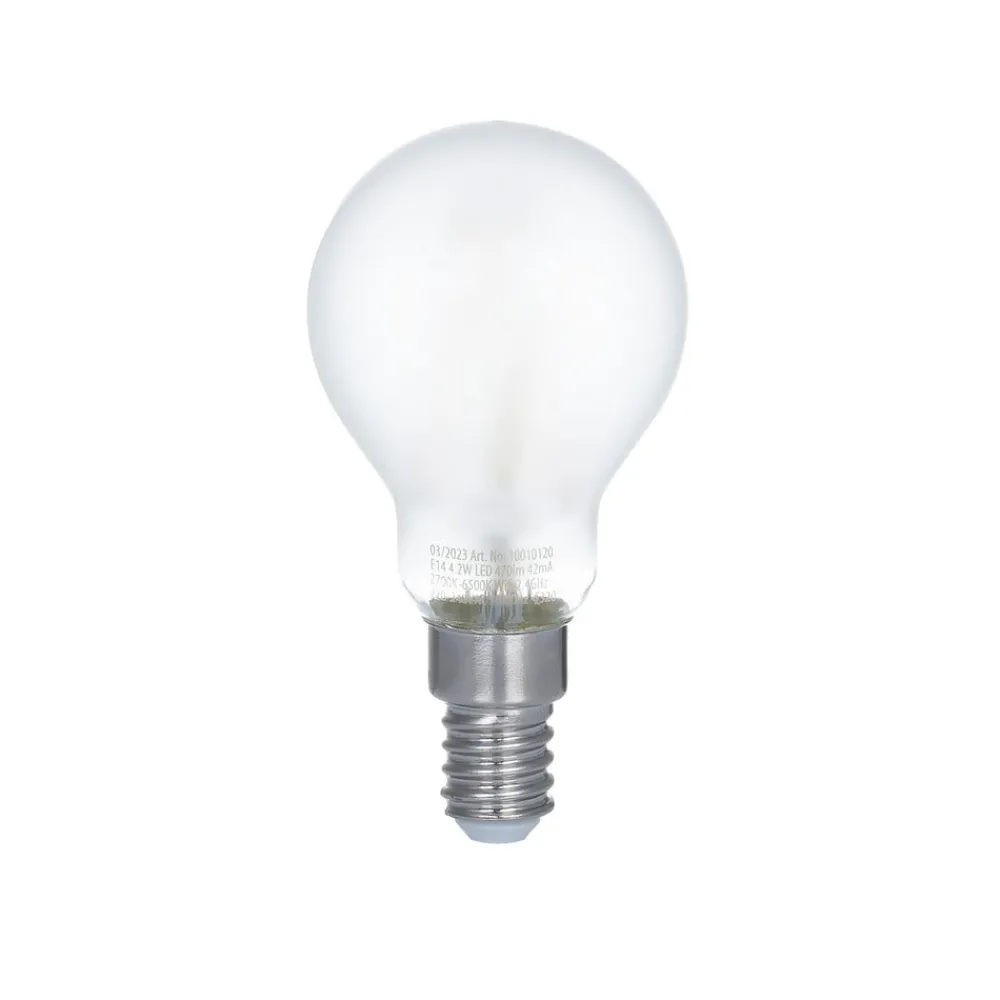 Dæmpbar Led-Pære|Smarte Lyskilder ^ LUUMR Smart LED-dråbepære, sæt med 3, E14, 4,2W, mat, Tuya