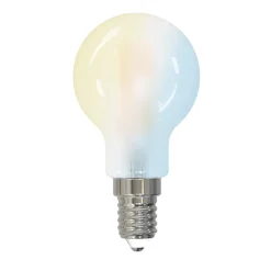 Smarte Lyskilder ^ LUUMR Smart LED-dråbepære, sæt med 2, E14, 4,2W, mat, Tuya