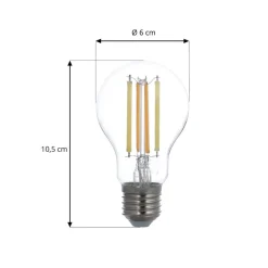LUUMR Dæmpbar Led-Pære|Filament Pære > Smart LED E27 A60 7W ZigBee Philips Hue sæt med 2 stk