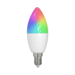 LUUMR Smarte Lyskilder|Led Pærer > Smart LED E14 C30 4,9W RGBW CCT ZigBee Hue