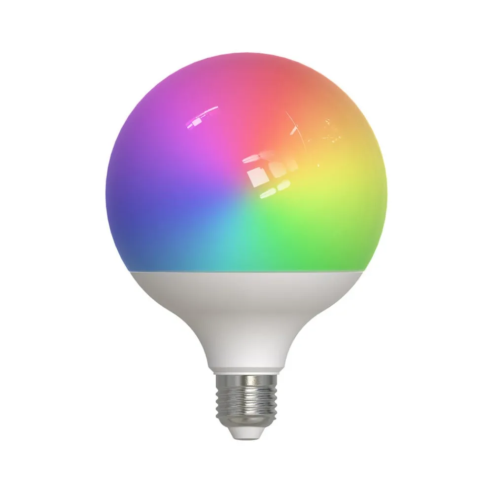 LUUMR Dæmpbar Led-Pære|Smarte Lyskilder > Smart LED, 2, E27, G125, 9W, RGBW, CCT, mat, Tuya