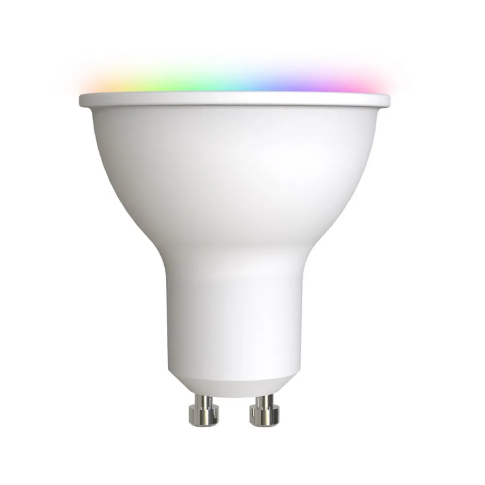 LUUMR Dæmpbar Led-Pære|Smarte Lyskilder > Smart LED GU10 plast 4,7W RGBW CCT Tuya opal sæt med 2 stk