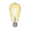 LUUMR Dæmpbar Led-Pære|Smarte Lyskilder > Smart LED-pære E27 ST64 ravfarvet 4,9 W Tuya WLAN