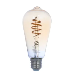 LUUMR Dæmpbar Led-Pære|Smarte Lyskilder > Smart LED-pære E27 ST64 ravfarvet 4,9 W Tuya WLAN