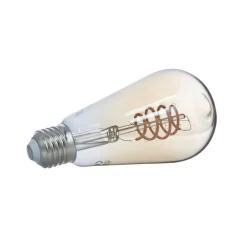 LUUMR Dæmpbar Led-Pære|Smarte Lyskilder > Smart LED-pære E27 ST64 ravfarvet 4,9 W Tuya WLAN