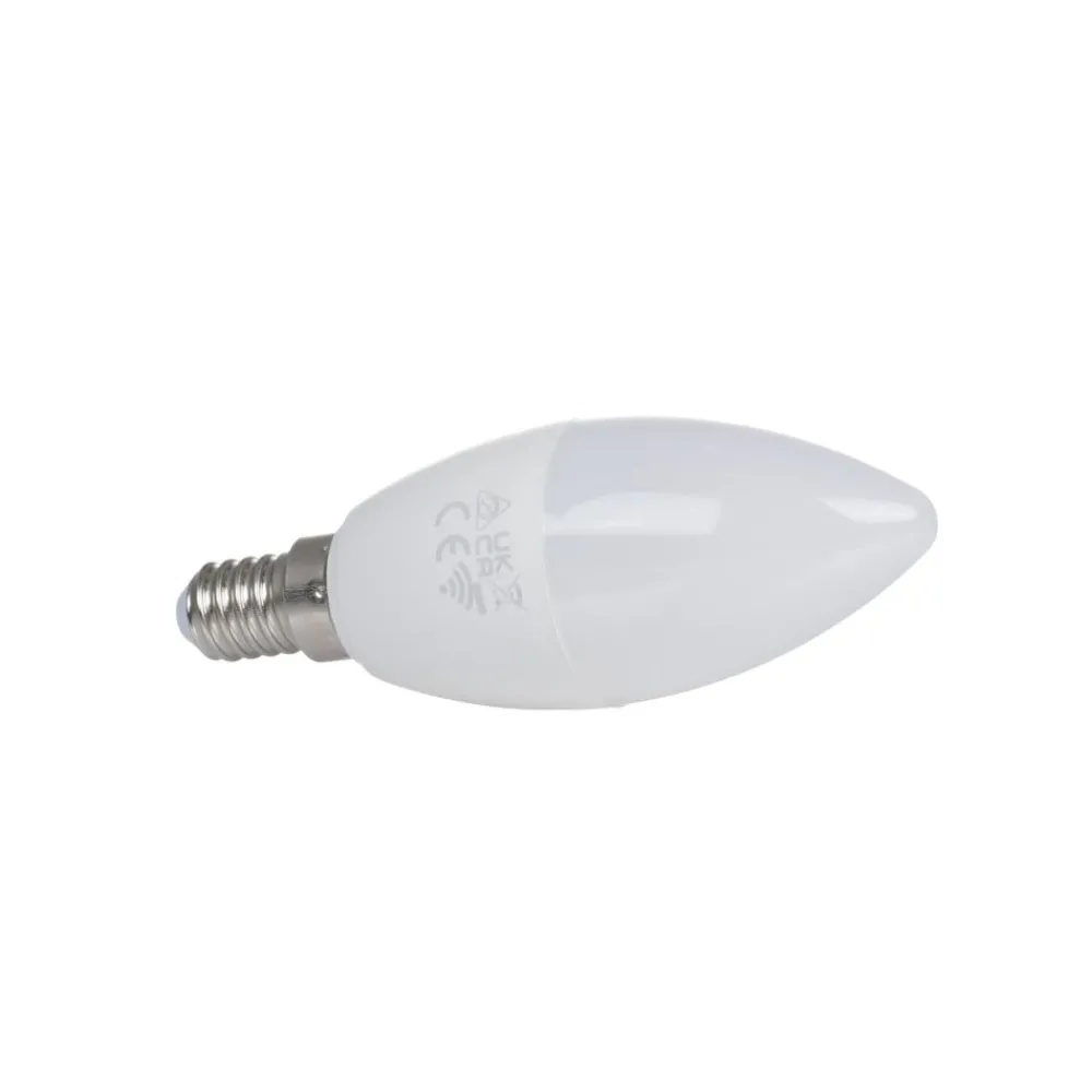 LUUMR Smarte Lyskilder|Led Pærer > Smart LED-pære E14 4,9W RGB Tuya WLAN mat CCT