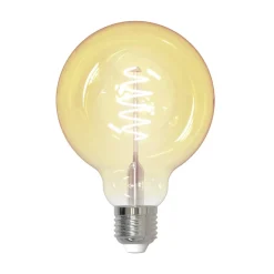 LUUMR Smarte Lyskilder|Led Pærer > Smart LED-pære G95 E27 ravfarvet 4,9 W Tuya WLAN
