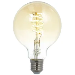 LUUMR Smarte Lyskilder|Led Pærer > Smart LED-pære G95 E27 ravfarvet 4,9 W Tuya WLAN