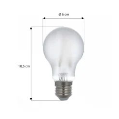 LUUMR Dæmpbar Led-Pære|Smarte Lyskilder > Smart LED-pære mat E27 A60 7W Tuya WLAN CCT