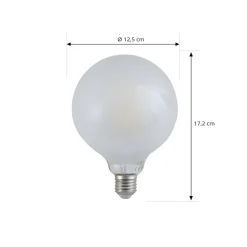 LUUMR Dæmpbar Led-Pære|Smarte Lyskilder > Smart LED-pære mat E27 G125 7W Tuya WLAN CCT