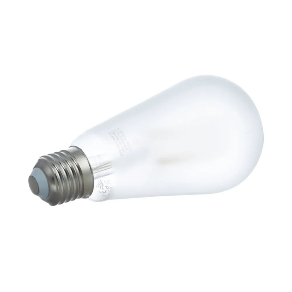 Dæmpbar Led-Pære|Smarte Lyskilder ^ LUUMR Smart LED-pære mat E27 ST64 7W Tuya WLAN CCT