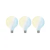 LUUMR Dæmpbar Led-Pære|Smarte Lyskilder > Smart LED-pære 3 stk E27 G125 7W CCT mat Tuya