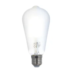 Dæmpbar Led-Pære|Smarte Lyskilder ^ LUUMR Smart LED-pære, 2 stk, E27, ST64, 7W, mat, Tuya