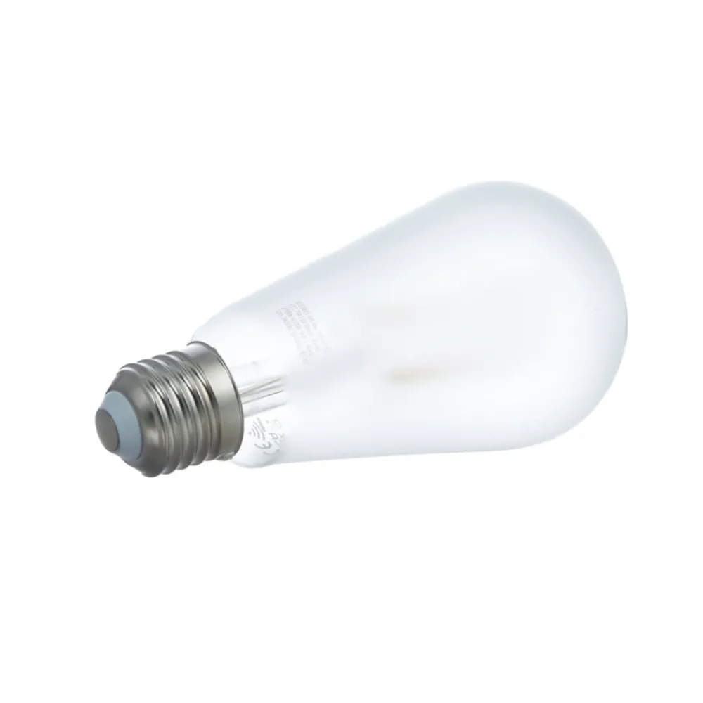 Dæmpbar Led-Pære|Smarte Lyskilder ^ LUUMR Smart LED-pære, 2 stk, E27, ST64, 7W, mat, Tuya