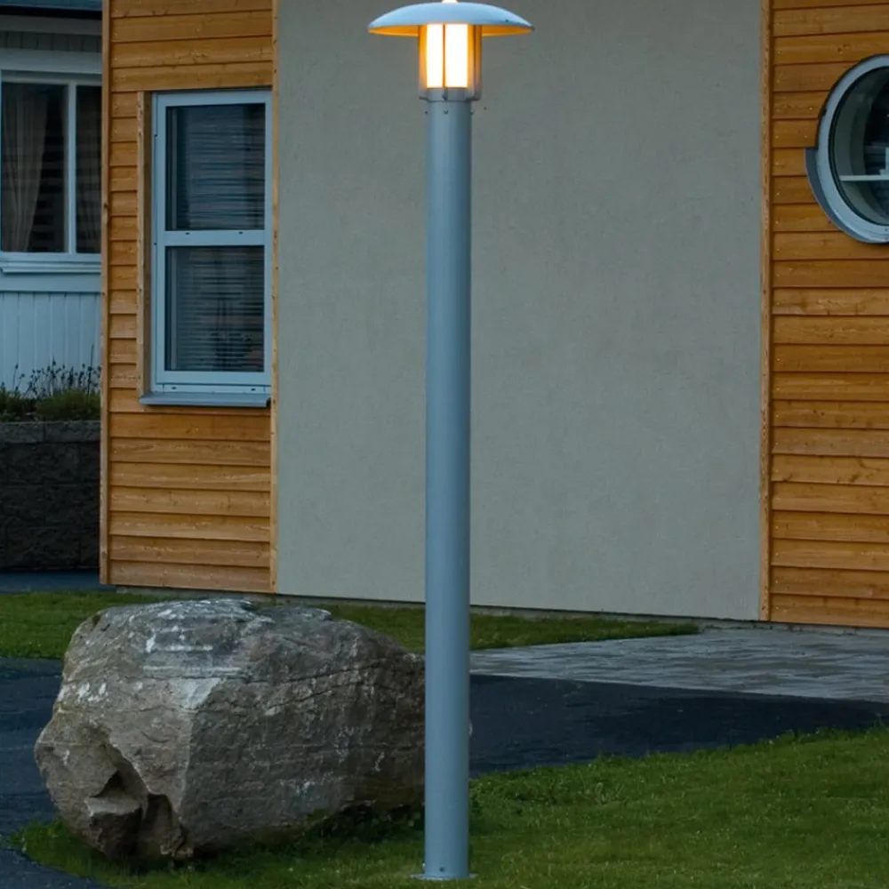 Konstsmide Lygtepæle > Lygtepæl Heimdal, højde 200 cm, grå