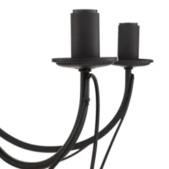 Lysekroner ^ ONLI Lysekrone Candela, sort, 5 lyskilder