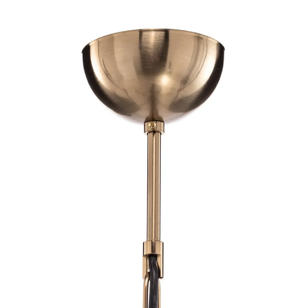 Lucea Lysekroner > Lysekrone Castro, antik messing, 5 lyskilder