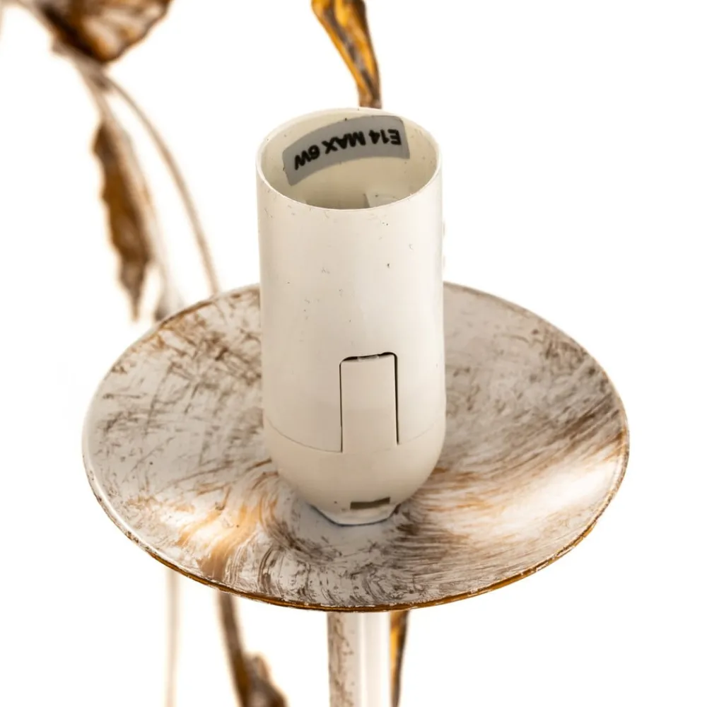 ONLI Lysekroner > Lysekrone Collana metal 6 lyskilder elfenben