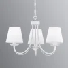 Trio Lighting Lysekroner|Pendellamper > Lysekrone Cortez, hvid, 3 lyskilder