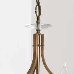 Avonni Lysekroner > Lysekrone Elizabeth Ø80cm metal/krystal 8flg. antik guld