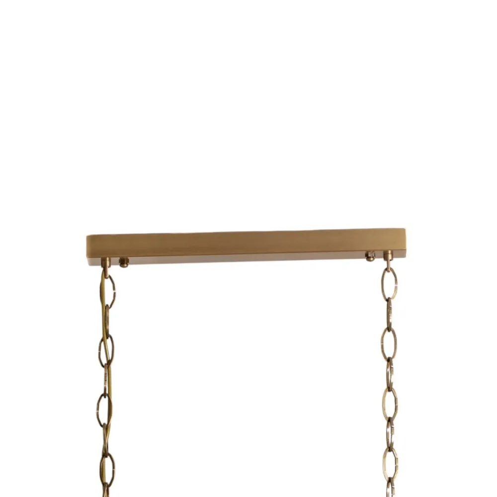 Avonni Lysekroner > Lysekrone Elizabeth 105x55 cm metal/glas 8flg. antik guld