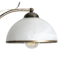 Lysekroner ^ Luminex Lysekrone Korfu, 3 lyskilder, antik guldfarve, Ø 68 cm