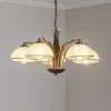 Luminex Lysekroner > Lysekrone Korfu, 5 lyskilder, Ø 68 cm, antik guldfarve