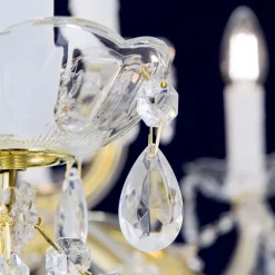ORION Lysekroner > Lysekrone Marie Claire krystalglas 15-flammet
