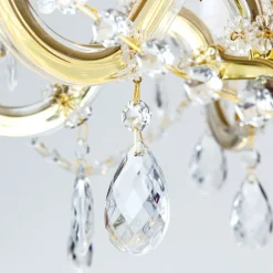 Lysekroner ^ ORION Lysekrone Marie Claire krystalglas 9 lyskilder