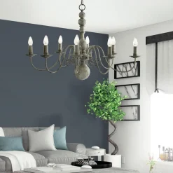 Searchlight Lysekroner > Lysekronen Greythorne, 8 lyskilder